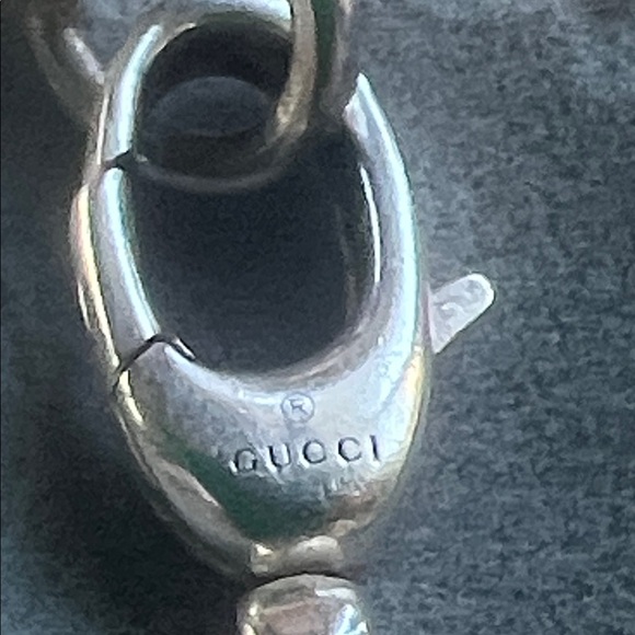 Gucci Interlocking G 925 Sterling Silver Necklace 18” - Picture 5 of 6